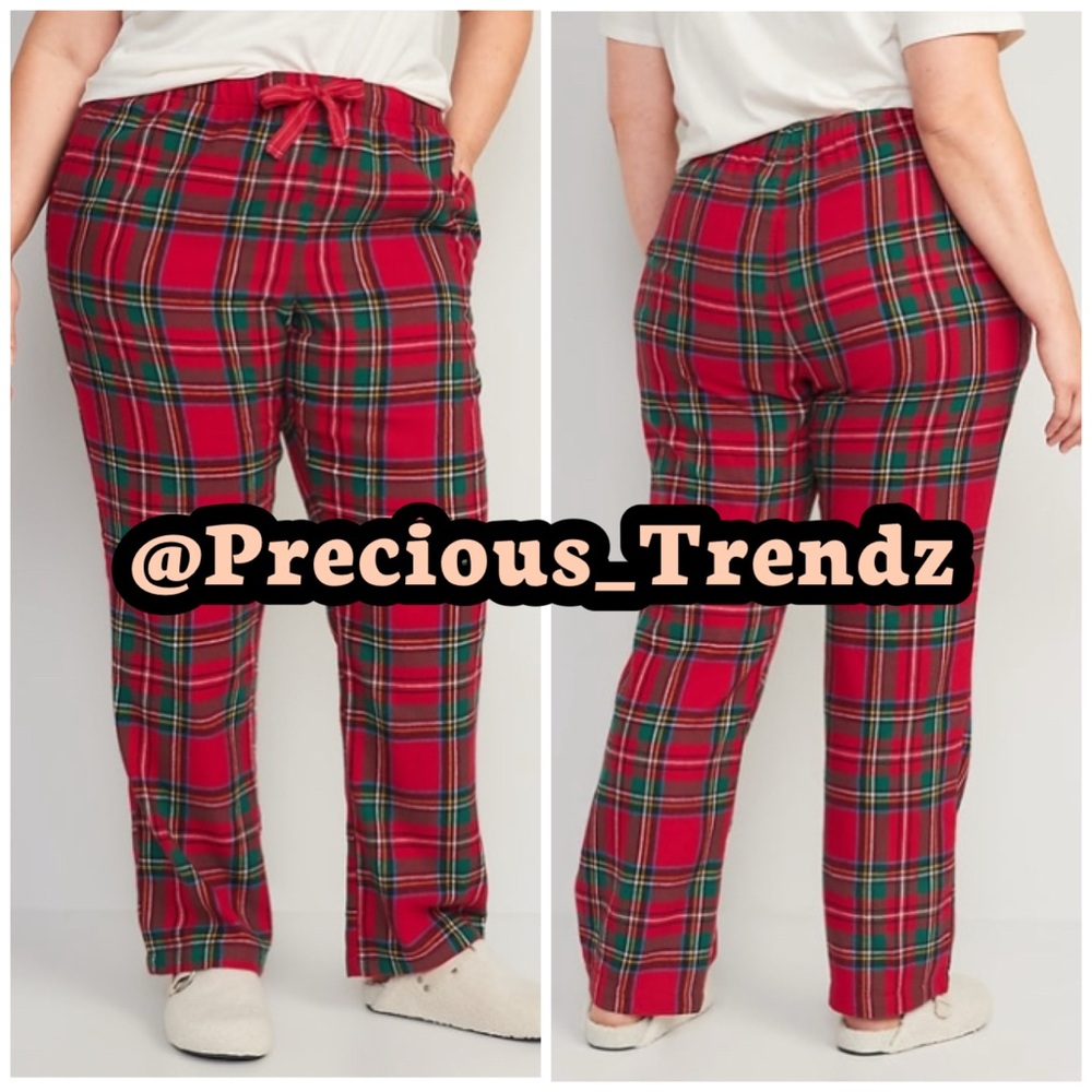 📦 Old Navy Match The Fam Mid-Rise Flannel Pajama Pants Size 2X